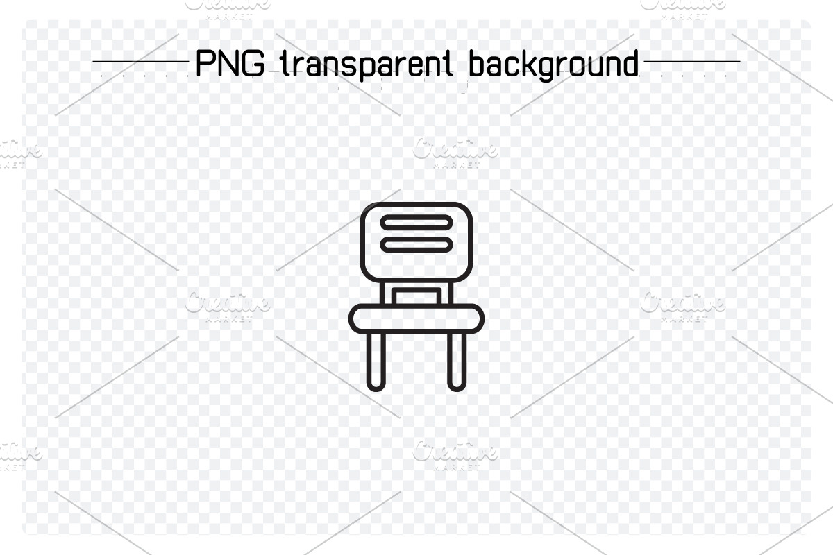 Chair and Sofa Icons, an Outline Icon by Designfour (Photo 6 of 7)
