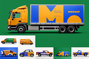 Car, Truck, Van, Pickup Mockup, an Advertising Mockup by dpi (Thumbnail 1 of 11)