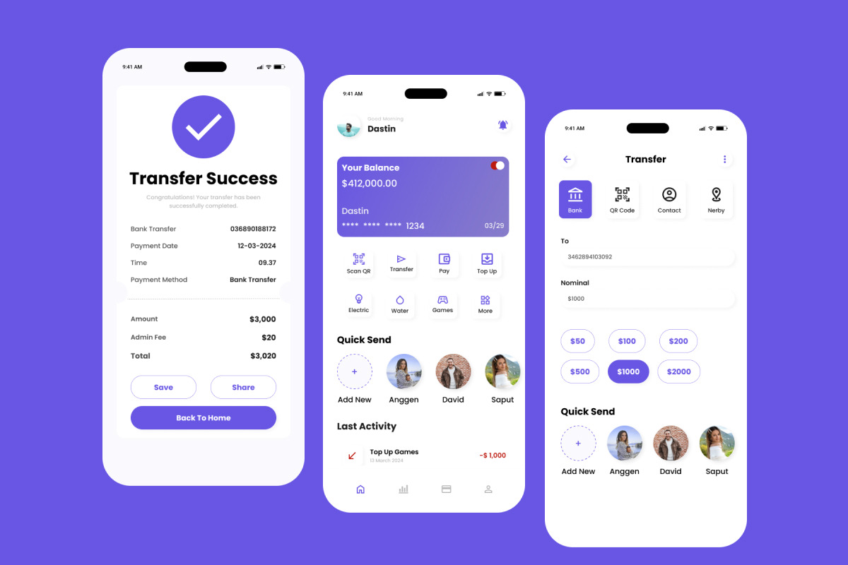 Finance Pro - Banking Mobile App, an App Template by twinstd (Photo 2 of 5)