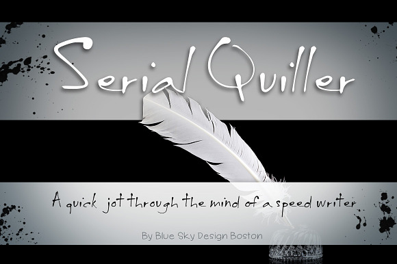 BSD Serial Quiller Font preview 4