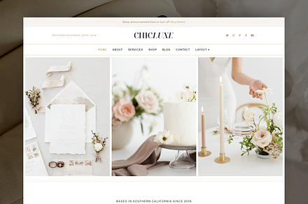 ChicLuxe Elementor WordPress Theme