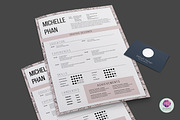1 page resume template, a Resume Template by Chic templates (Thumbnail 1 of 4)