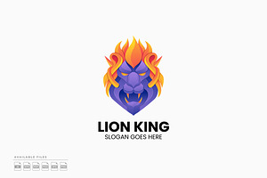 Lion Gradient Colorful Logo, a Branding & Logo Template by Zeer Graphic
