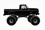Monster Truck Collection, an Illustration by hafijul (Thumbnail 9 of 9)