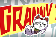 Babarun- Chaotic Display Font, a Font by Lurinzu Studios (Thumbnail 8 of 11)