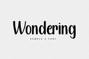 Wonderland - Handwritten font, a Script Font by Fontcastle (Thumbnail 2 of 9)