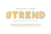 Colorful Retro 70s Alphabet, a Graphic by Pro_Vector (Thumbnail 1 of 2)