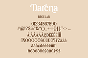 Darena - Serif Display Font, a Serif Font by overlaytemplates (Thumbnail 7 of 8)