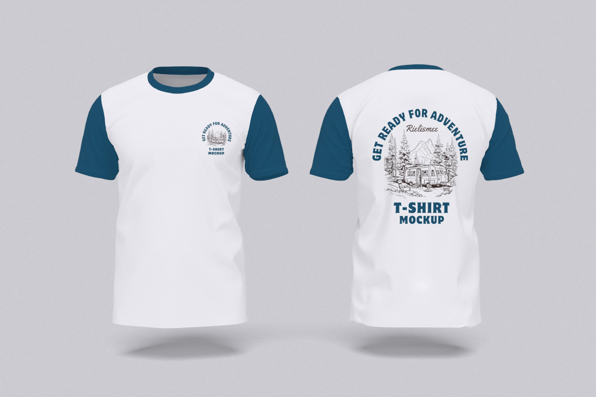 T-Shirt Mockup Bundle Set, a Shirt Mockup by Rielismee (Photo 3 of 5)