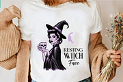 Resting Witch Face SVG PNG, an Illustration by CrexoraLab (Thumbnail 4 of 4)