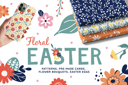 Floral Easter Clipart