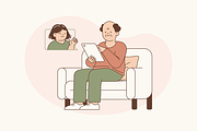Vibrant Senior Life Illustration, an Object Graphic by Jump Studio (Thumbnail 9 of 12)