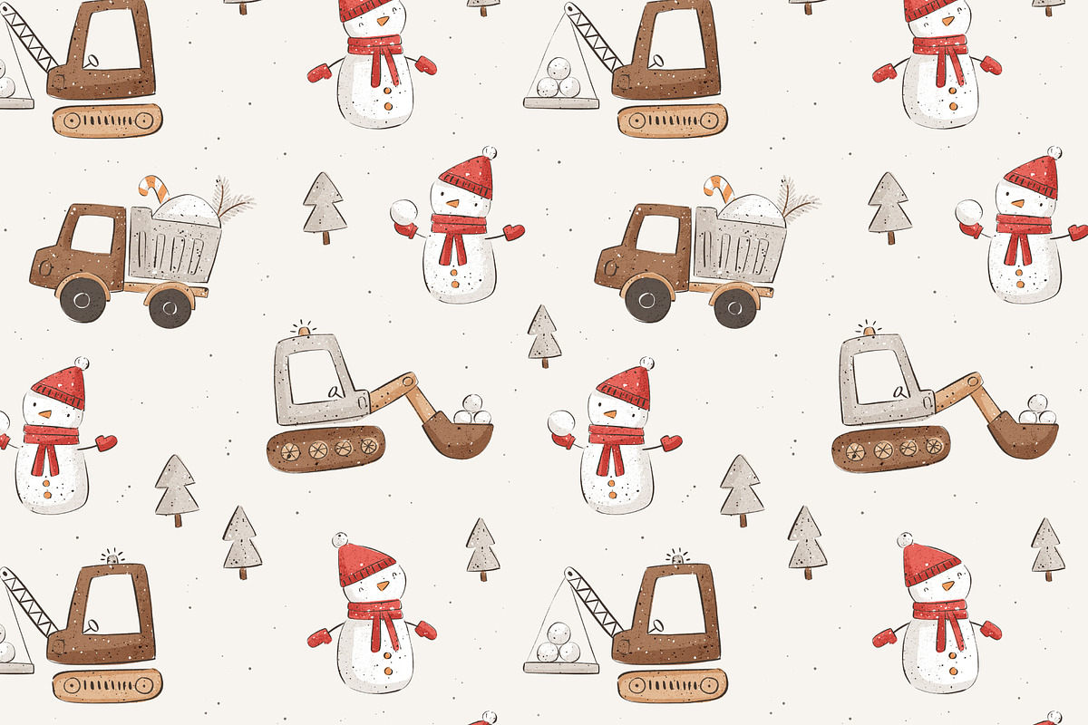 Winter construction, a Pattern Graphic by Olena Kuznietsova (Photo 9 of 9)