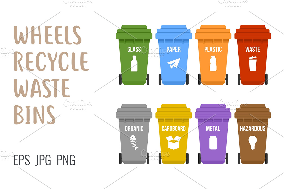 Recycle waste bins, an Illustration by Primula`s shop (Photo 4 of 5)