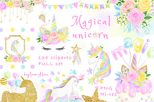 Magical Unicorn Clipart