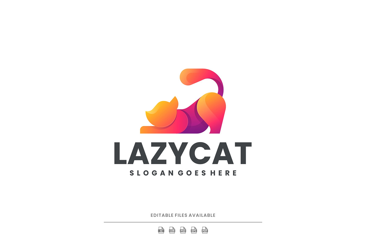 Gradient Modern Cat Logo Design, a Branding & Logo Template by Artnivora.Std (Photo 1 of 3)