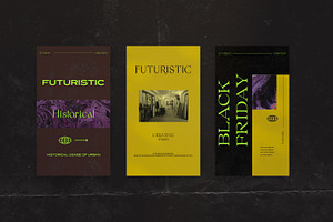 Futuristic Cyber Instagram Pack