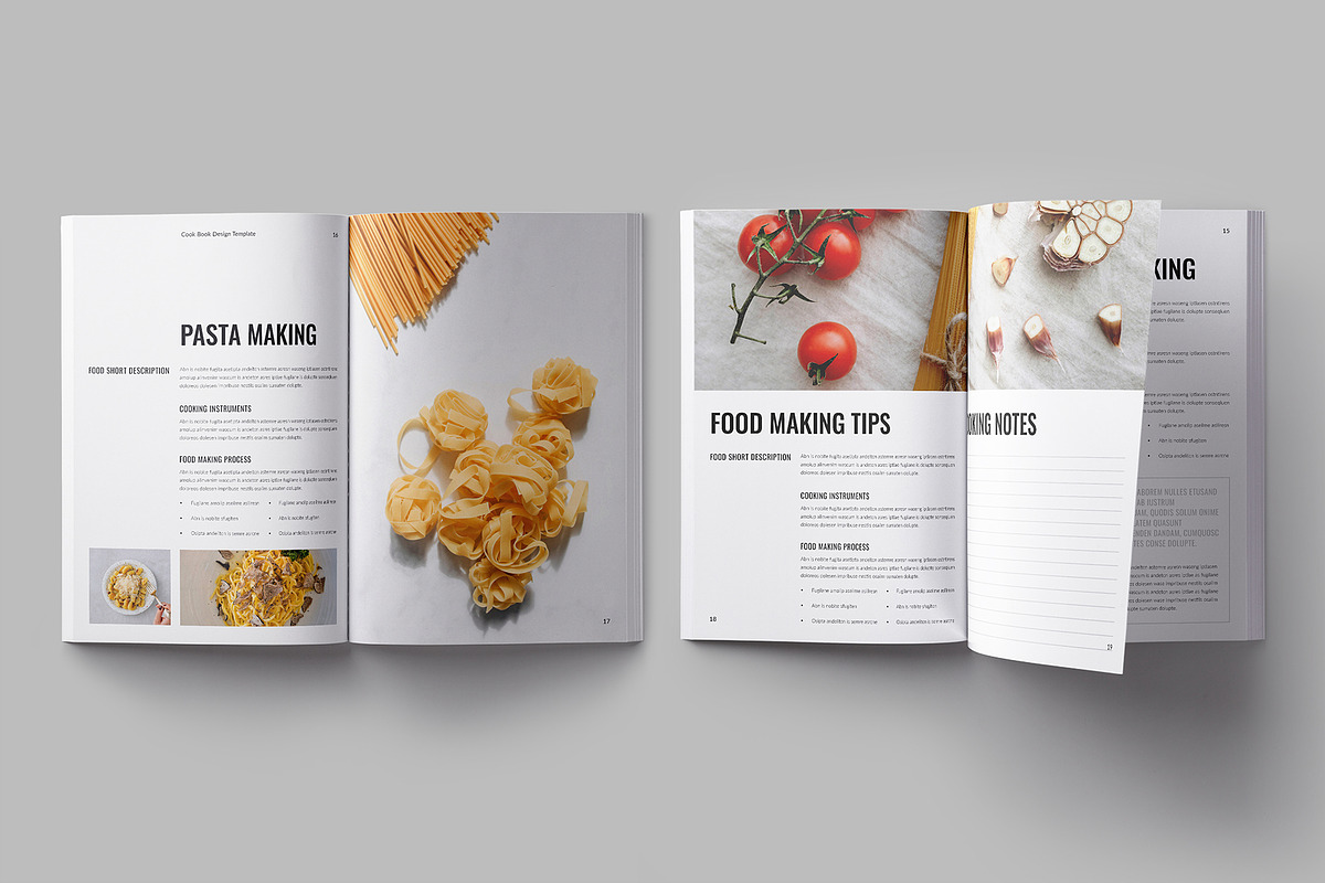 Cookbook Recipe Book Template, a Brochure Template by ElvinPrint (Photo 7 of 9)