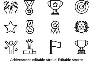 Vector illustration of achievement, an Object Illustration by ZinetroN