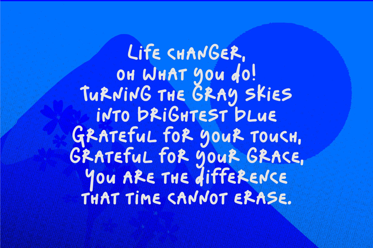 Life Changer - Fun Display Font, a Handwritten Font by Olivetype (Photo 3 of 5)
