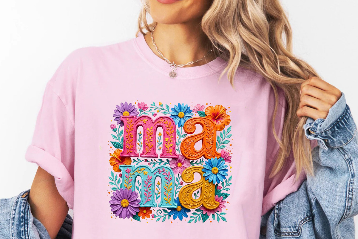 Floral Mama Png Brushstroke Mama Des, an Illustration by Designworld (Photo 2 of 4)