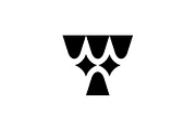 Letter T Star Spark Logo, a Branding & Logo Template by Buqancreative (Thumbnail 1 of 5)