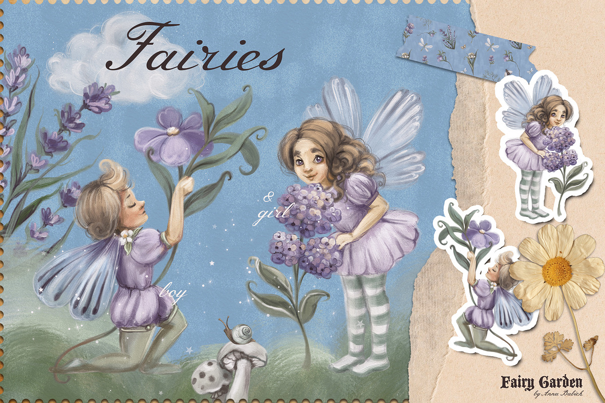 Fairy Garden, an Animal Illustration by Anna Babich (Photo 2 of 7)