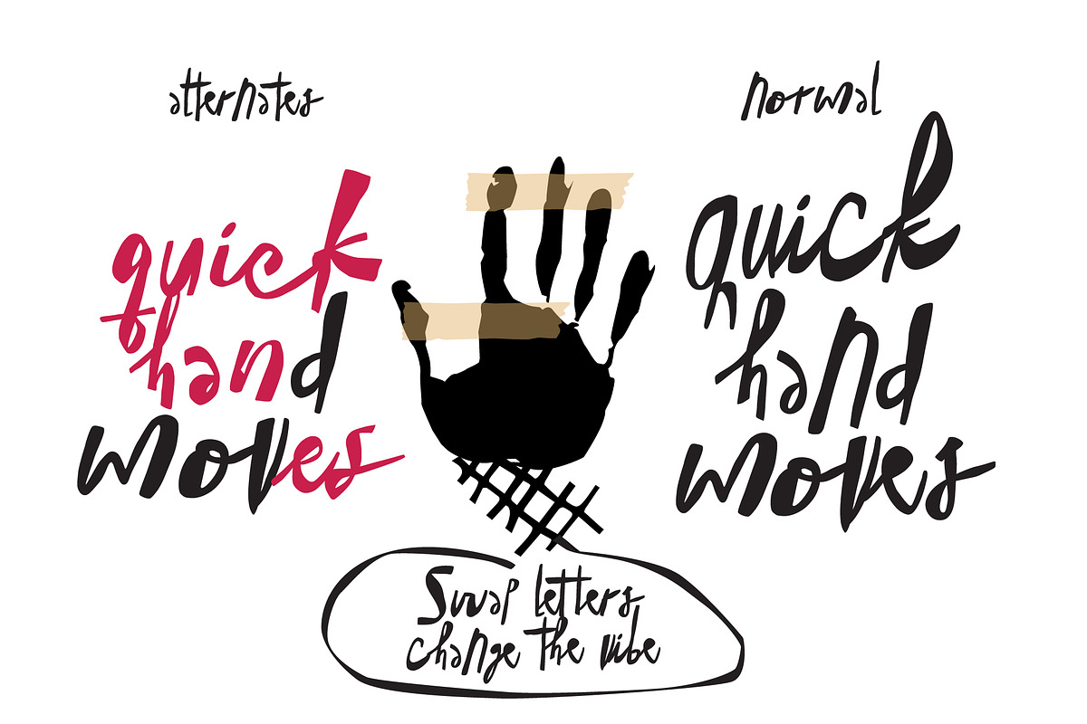 Spontanew, a Handwritten Font by Allmostudio (Photo 7 of 8)