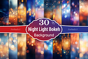 Night Light Bokeh Background, a Background Graphic by Forhadx5 (Thumbnail 1 of 4)