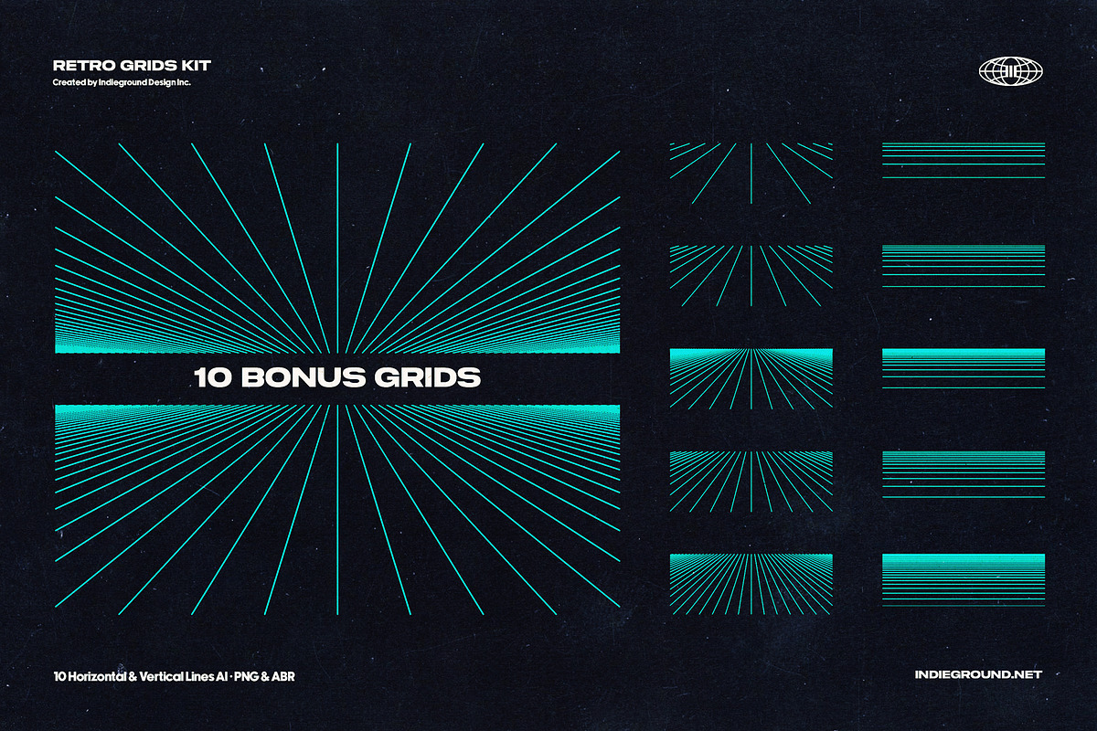 Retro Grids, an Object Graphic by Indieground Design Inc. (Photo 16 of 17)