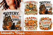 Halloween Sublimation PNG, a Work Illustration by SinaCreation (Thumbnail 1 of 5)