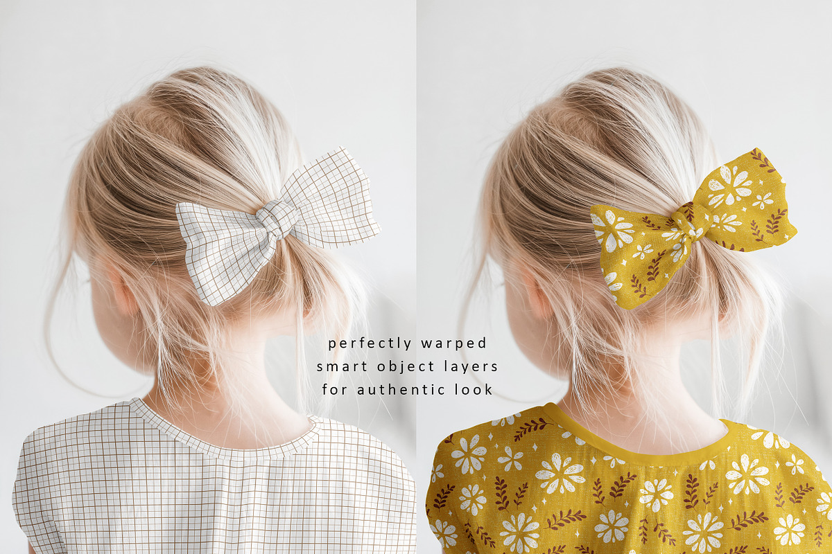 Hair Bow and Dress Mockup, a Shirt Mockup by LinnestCreative (Photo 2 of 5)