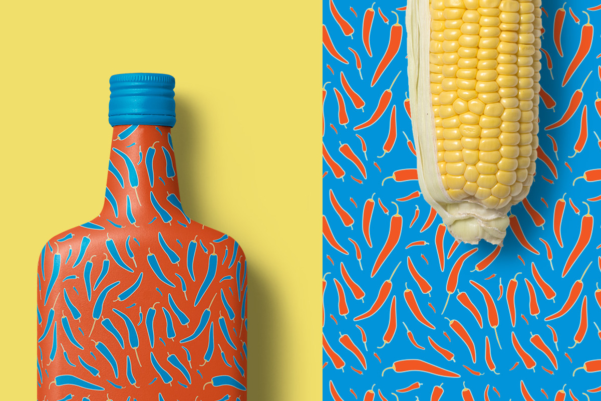 Chilli on acid | 20 funky patterns, a Pattern Graphic by Kenzagraphics (Photo 4 of 9)