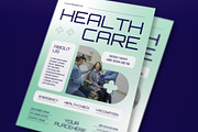 Blue Utilitarian Hospital Flyer Set, a Flyer Template by graphicook (Thumbnail 2 of 3)