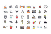 Icon patterns bundle/8 Themes/50%off, a Pattern Graphic by MikeHill (Thumbnail 10 of 12)