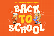 Retro Blendy - Retro Display Font, a Font by Sronstudio (Thumbnail 4 of 12)