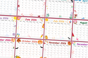 2026 Canva Kids Calendar Template, a Card Template by Snapybiz (Thumbnail 3 of 10)