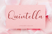 Quintella, a Script Font by Uloel Design (Thumbnail 2 of 5)