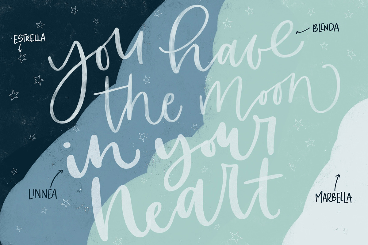 Simple Lettering Brushset, a Brush Add-On by michalhirt (Photo 5 of 7)