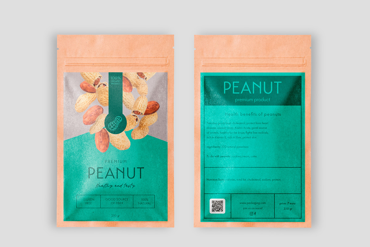 Editable Template Ps for nuts collection preview 5
