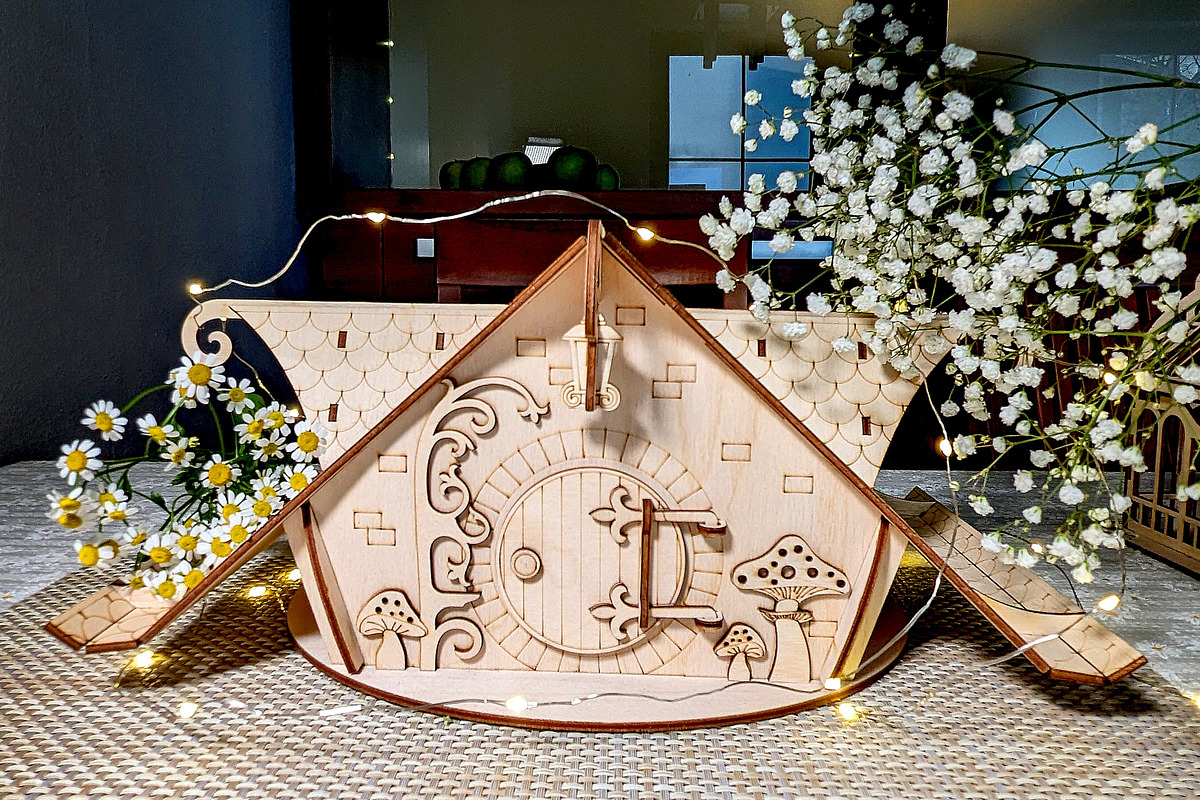 Fantasy dollhouse - Laser Cut File, an Object Graphic by VectorPainter (Photo 7 of 10)