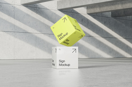 Street Signage Mockup, an Advertising Mockup by baim_std