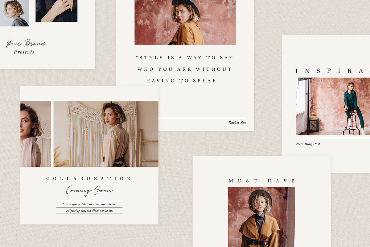 Minimalista - Social Media Pack, a Social Media Template by Vynetta (Photo 3 of 10)