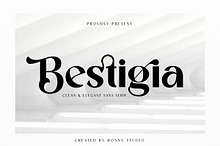 Bestigia Beauty Elegant Sans Font