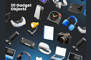 Gadget and Tech 3D Icons, an Object 3D Model by Rakata Studio (Thumbnail 5 of 7)
