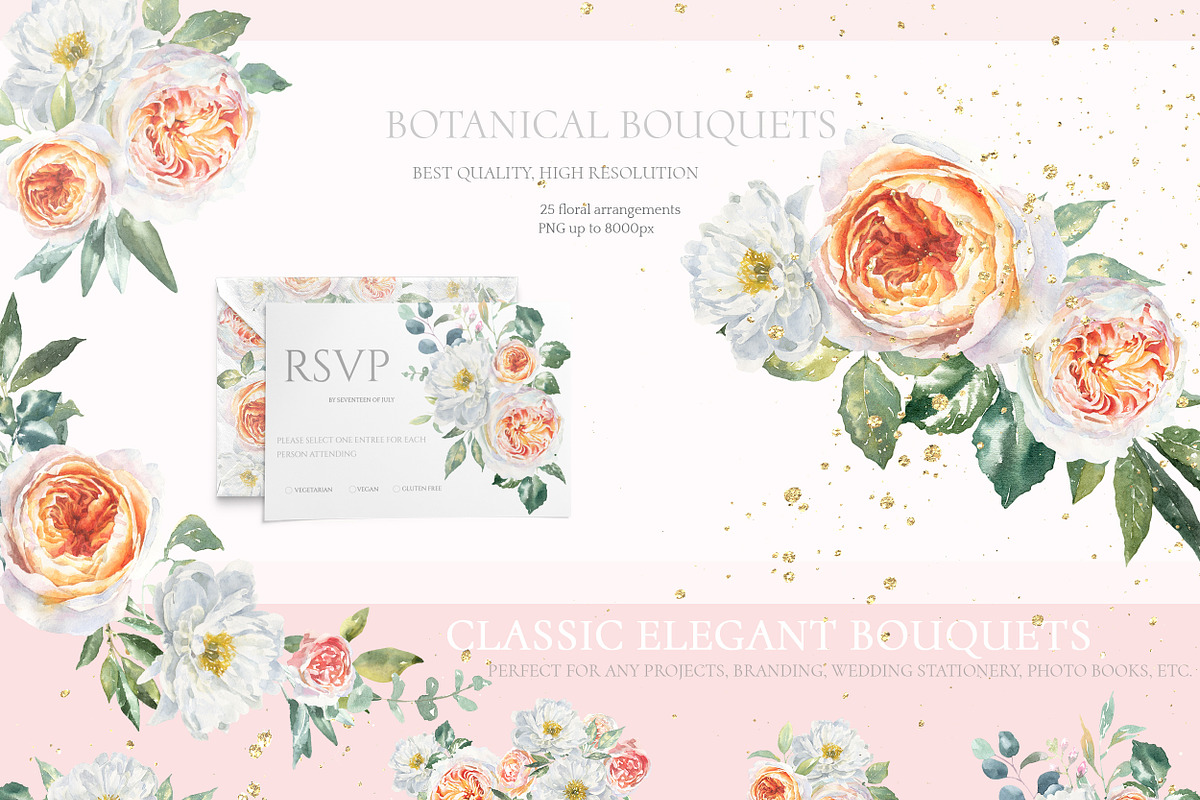 Watercolor Botanical Florals, a Decorative Illustration by Catherine Wheel (Photo 26 of 43)
