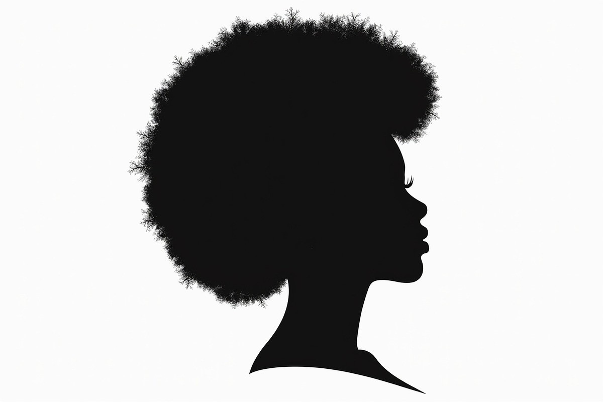 Woman Profile Silhouette Set, an Illustration by jahid234 (Photo 6 of 9)