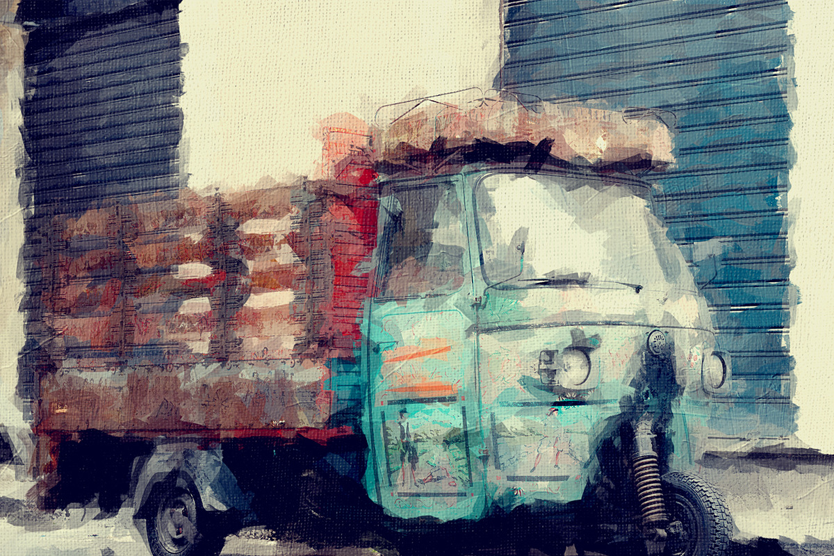 Canvas Oil Painting, an Action Add-On by MRI STUDIO (Photo 8 of 16)