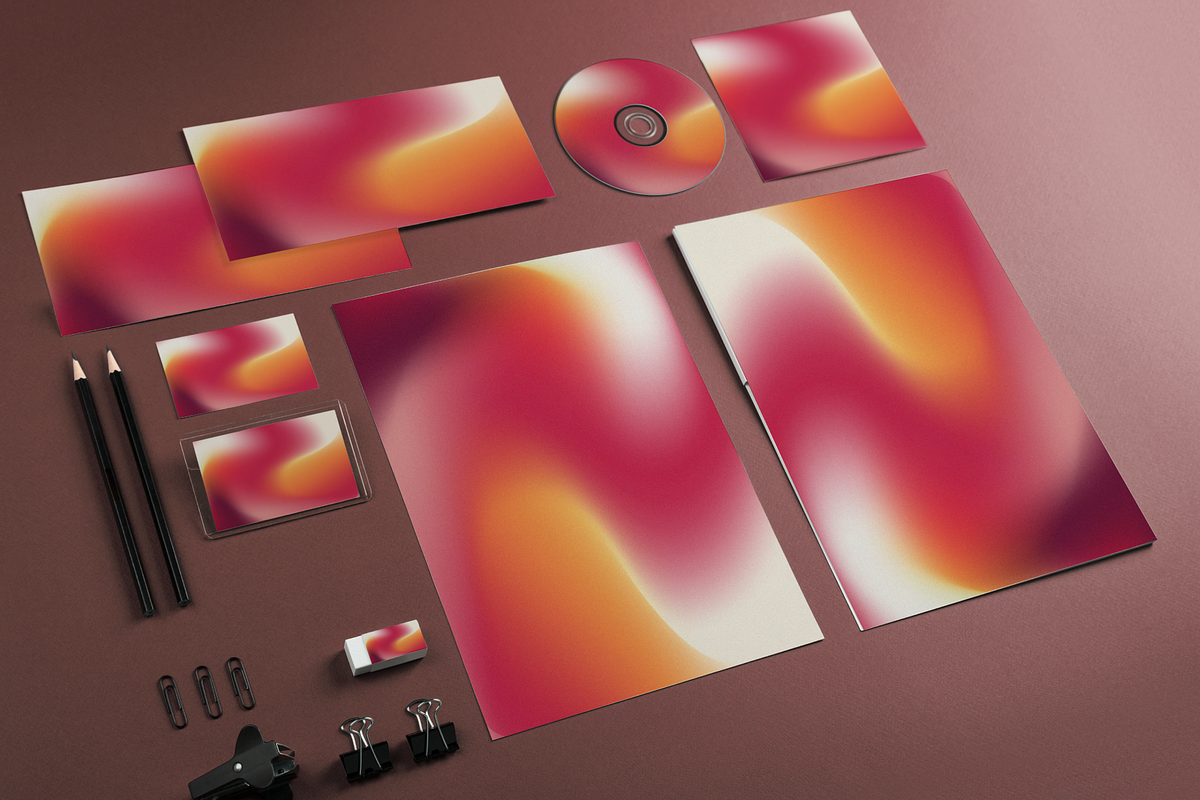 Magenta gradient collection, a Texture Graphic by LogvinArt (Photo 5 of 6)