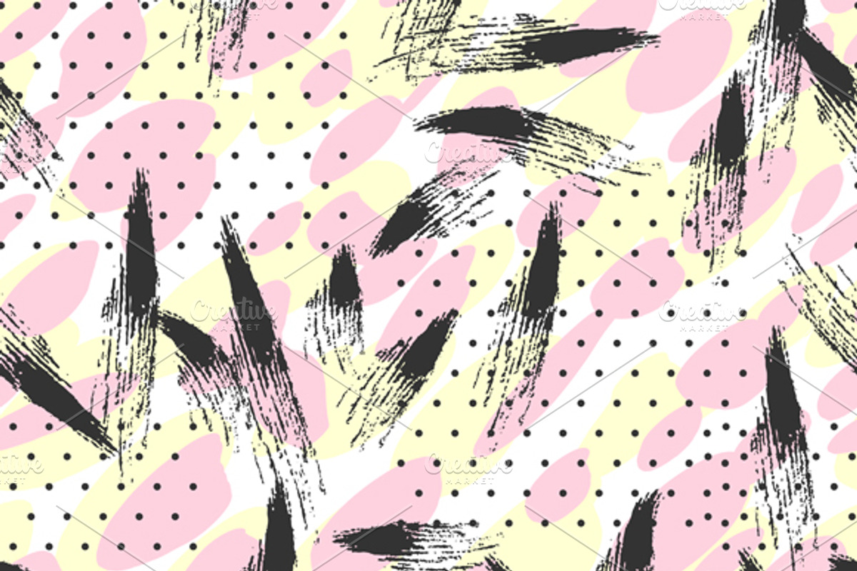 Grunge seamless patterns., a Pattern Graphic by incomible (Photo 2 of 3)